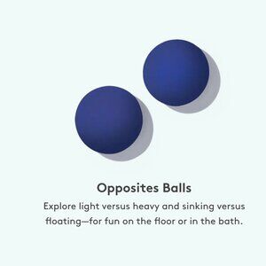 Lovevery’s The Thinker Play Kit Heavy & Light Opposites Balls Montessori toys